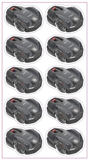 Naljepnica - HQ Automower 405XE Nera (10 kom/pkt)