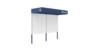 Zidna ploča radnog stola s rasvjetom